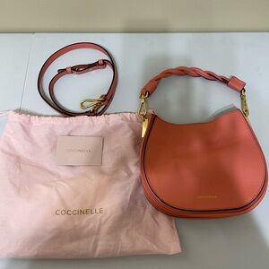 Coccinelle Arpege bag in Italian grained leather.  Never Been Used!